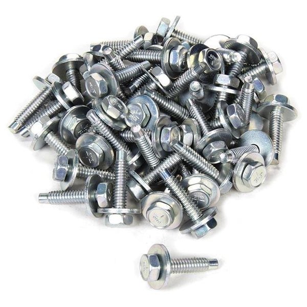 Allstar Performance Allstar Performance ALL16555-50 0.125 in. Body Bolt Clips; Silver - Pack of 50 ALL16555-50